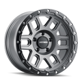 MAYHEM DELTA 8304 MATTE GUNMETAL W MATTE BLACK LIP 17X9 5-127 -12MM 78.1MM