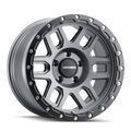 MAYHEM DELTA 8304 MATTE GUNMETAL W MATTE BLACK LIP 17X9 5-127 -12MM 78.1MM