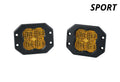 Diode Dynamics SS3 Sport ABL - Yellow SAE Fog Flush (Pair)