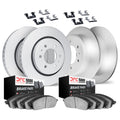 DFC 06-10 Hummer H3T Front & Rear Geospec Rotors with 5000 Advanced Brake Pads w/Hardware