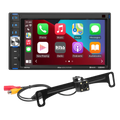 DOUBLEDIN APPLE CARPLAY MECHLESS MULTIMEDIA PLAYER; 62IN TOUCHSCREEN BT W/REA
