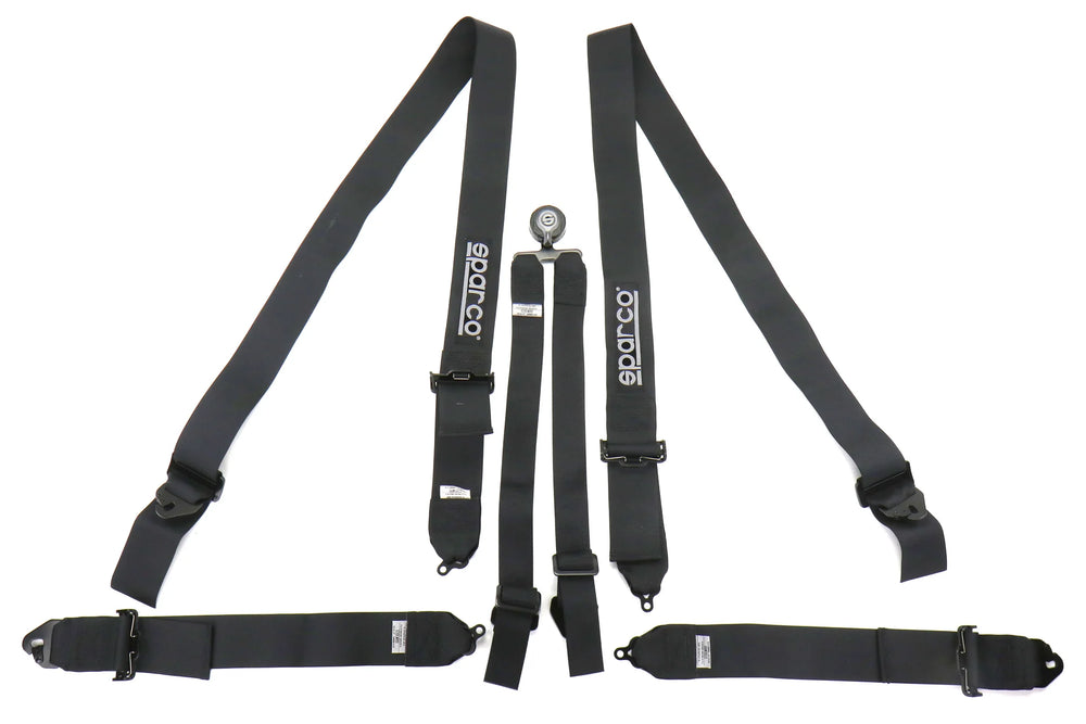 Sparco Belt 3pt 3in Steel Black