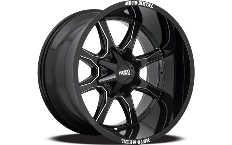 Moto Metal Wheels black auto part