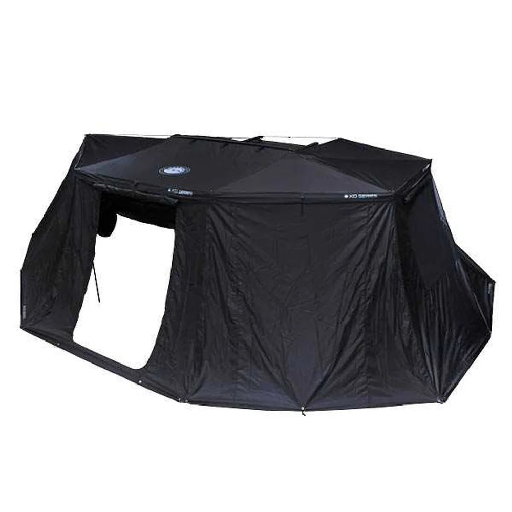 Overland Vehicle Systems XD Nomadic 270 - Awning Wall 2 W Black Out Passenger Side Black Body Black Trim W Storage Bag