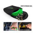 ~(8 lbs. 13X12X6)~ 4 Tire Inflation System - Ford Truck Engine Mount With Box Fittings Hoses AND Storage Bag - Black