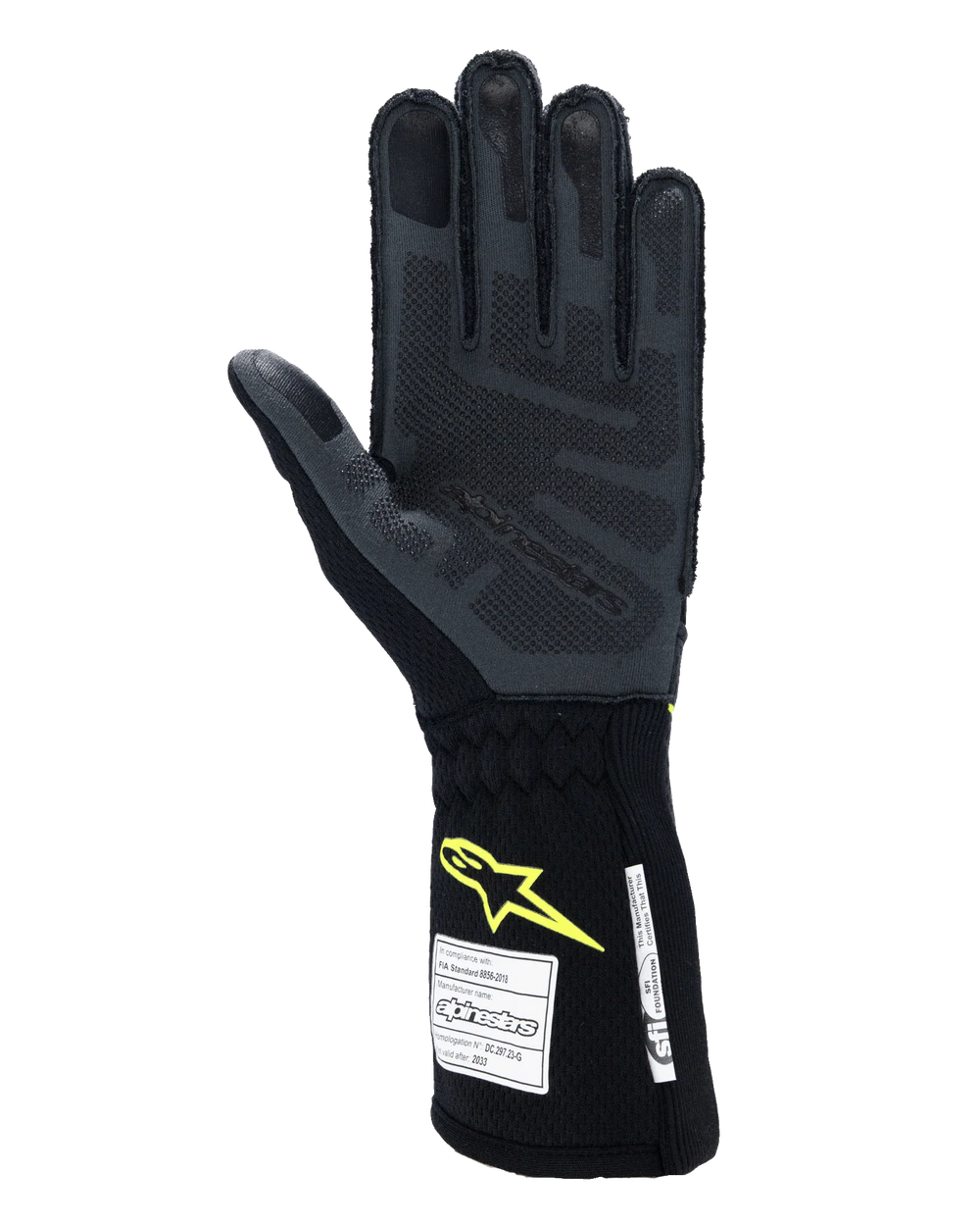 Glove Tech-1 ZX V4 Blk / Flou Yellow Small