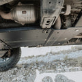 Cali Raised 10-24 Toyota 4Runner Transfer Skid Plate - Steel / Raw