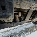 Cali Raised 10-24 Toyota 4Runner Transfer Skid Plate - Steel / Raw
