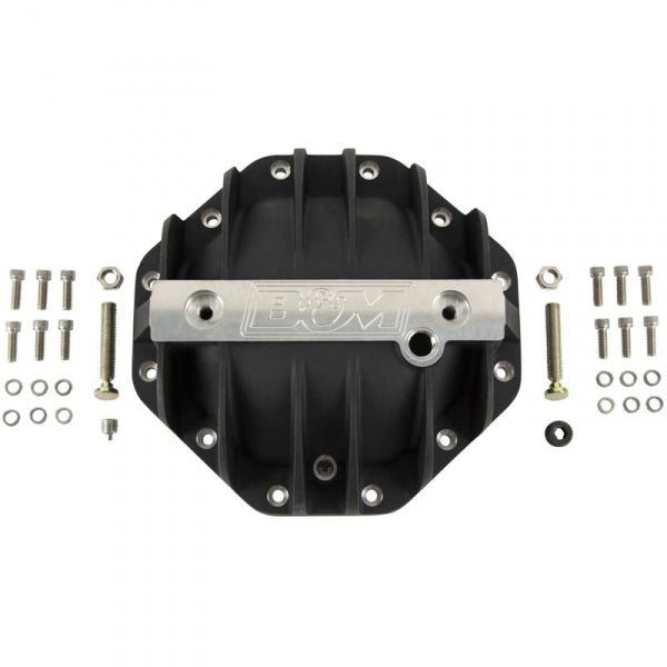 DIFF COVER-BLACK, CHRYSLER 9.25" CAST AL