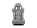 NRG FRP Bucket Seat ULTRA Edition - Medium (Grey Alcantara/Grey Pearlized Back)