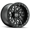Hostile Wheels auto part close-up