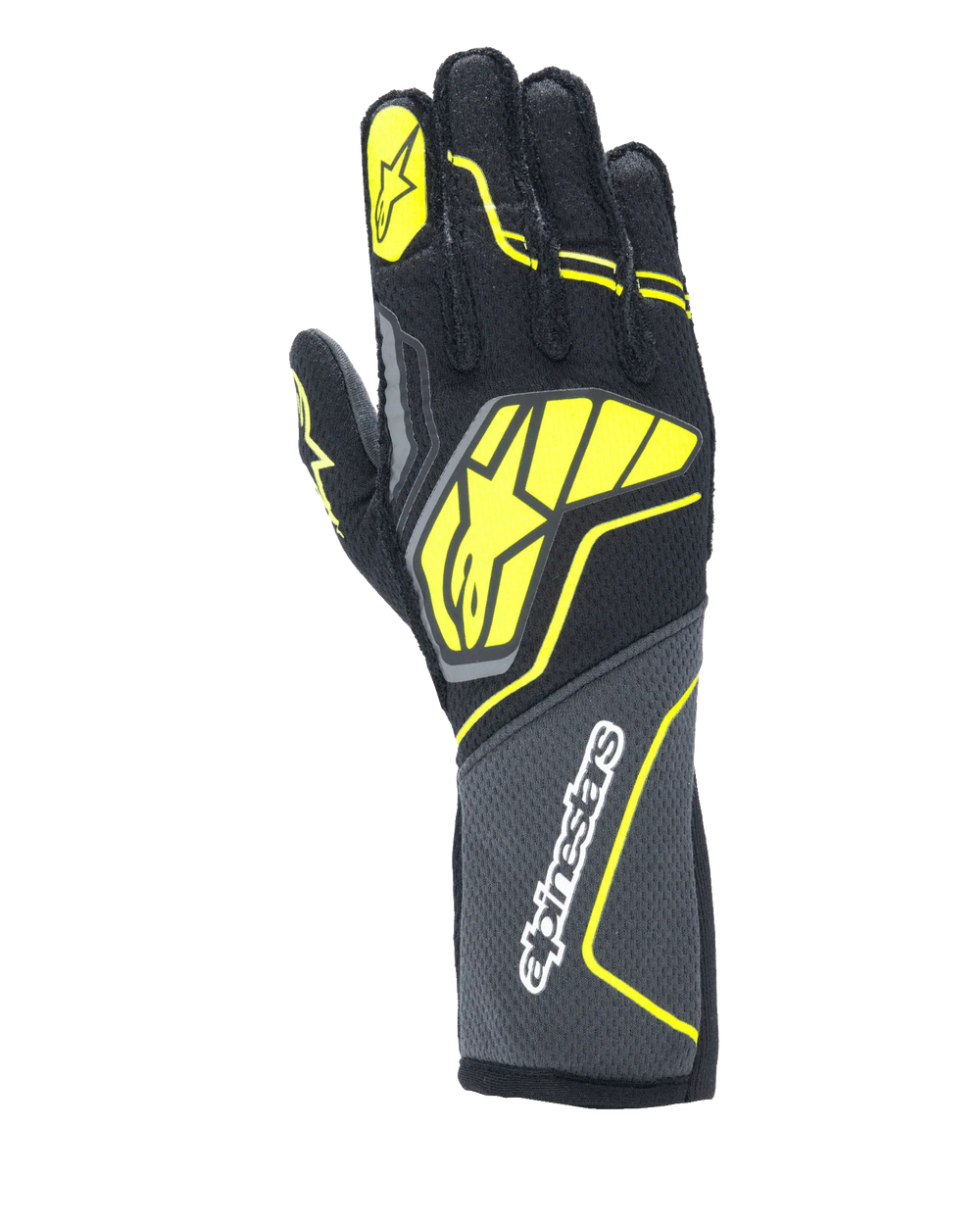 Glove Tech-1 ZX V4 Blk / Flou Yellow Large