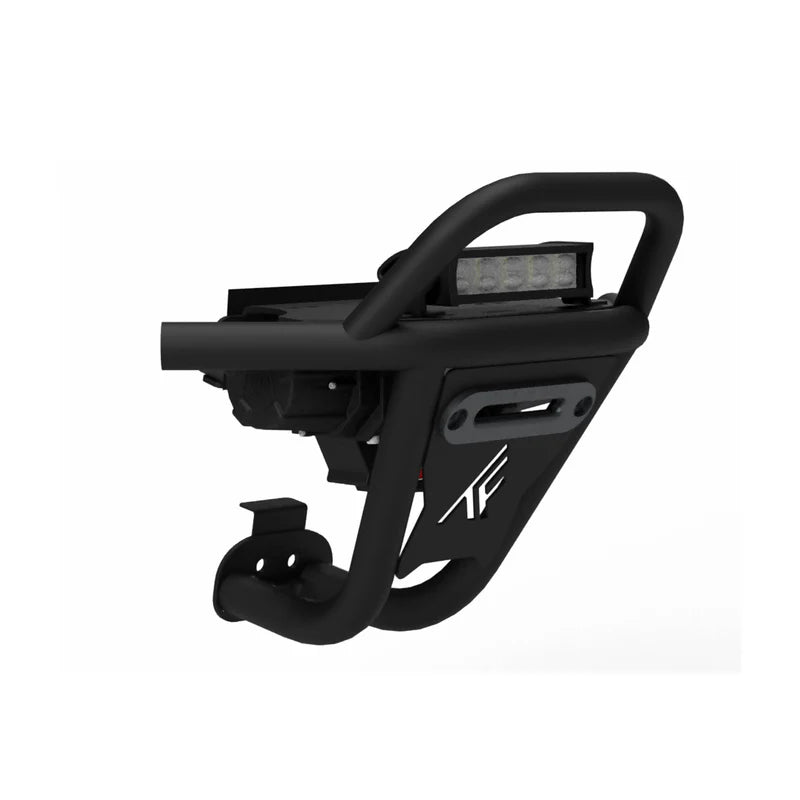 1821 POLARIS RZR XP TURBO S FRONT WINCH SPORT BUMPER W/BUILT IN WINCH MOUNT RAW/NO LIGHTS
