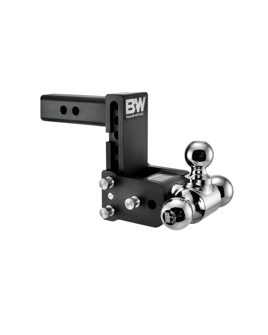 Tow and Stow 2 INCH 1 7 8in x 2in x 2 5 16in Tri-Ball 5in Drop 5 1 2in Rise