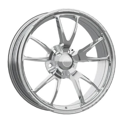 Weld Full Throttle 1-Piece 15x3.5 / Strange Spindle / 1.75in BS Gloss Black Milled Wheel - Non-BL