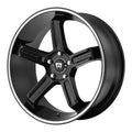 Wheel Pros Motegi MR122 18X8 5X100 S-BLK/MCH 35MM MR12288051735