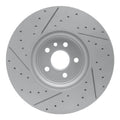 R1 17-20 Jaguar Xe Front Right Drilled & Slotted Geoperformance Rotor