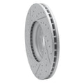 R1 17-20 Jaguar Xe Front Right Drilled & Slotted Geoperformance Rotor