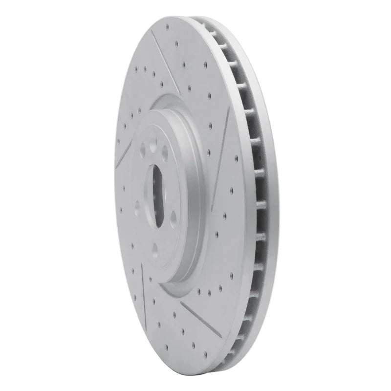 R1 17-20 Jaguar Xe Front Right Drilled & Slotted Geoperformance Rotor