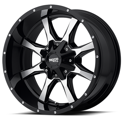 Wheel Pros Moto Metal MO970 20X10 8X6.5 RED TINT CLEAR -24MM MO97021080324NRC