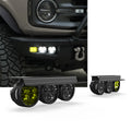BRONCO STEEL BUMPER FOG POCKET LIGH