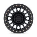 KMC Wheels IMPACT BL 17X9 BLANK 72 -12 M-BLK KM239MX17900M12N