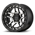 Wheel Pros KM540 17X9 6X5.5 S-BLK MACH -02MM KM54079068502N