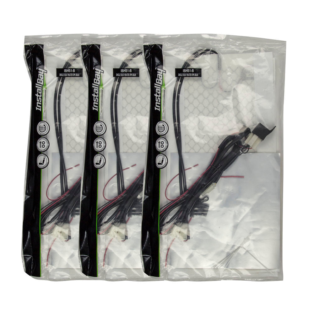 3 PACK BULK - SINGLE SEAT HEATER W/ ILLUM 3 POS SWITCH