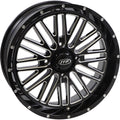 ITP Momentum 22x6.5 / 4x137 BP / 10mm Offset Black w/ Milled Accents Wheel