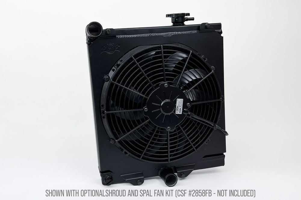 CSF 03-07 Mitsubishi Lancer EVO 7/8/9 1/2 Size Radiator - Black