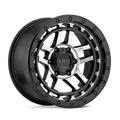 Wheel Pros KM540 17X9 6X5.5 S-BLK MACH -02MM KM54079068502N