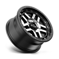 Wheel Pros KM540 17X9 6X5.5 S-BLK MACH -02MM KM54079068502N