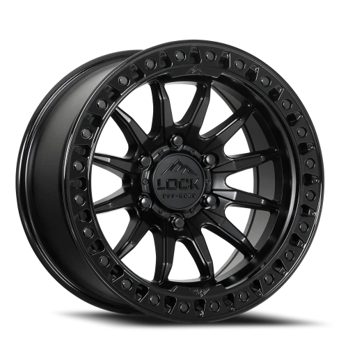 MATTE BLACK W GLOSS BLACK RING