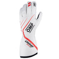 OMP ONE EVO-X MY24 GLOVES FIA 8856-2018 WHITE SZ L