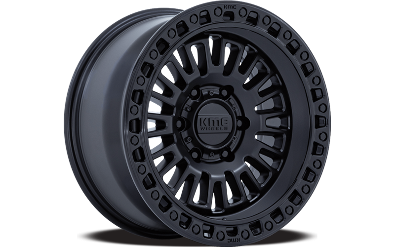KMC Wheels AZTEC 17X8.5 6X4.5 66 0 M-BLK GB-LP KM554MB17856400