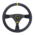 OMP WRC Steering Wheel Black/Red Leather