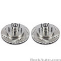 Power Stop 95-99 Chevrolet C1500 Front Evolution Drilled & Slotted Rotors - Pair