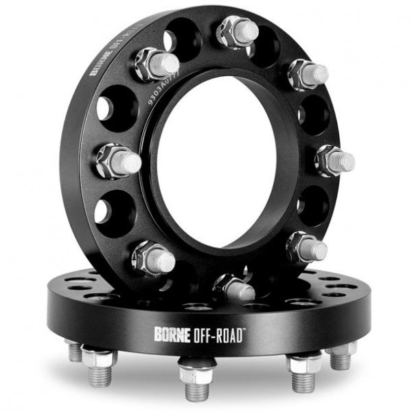 Borne Off-Road Wheel Spacers - 8X170 - 125 - 32mm - M14 - Black