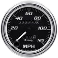 5-Piece Gauge Set Black Face/Chrome Bezel