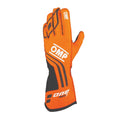 OMP ONE EVO X GLOVES FIA 8856-2018 ORANGE / BLACK SZ XL