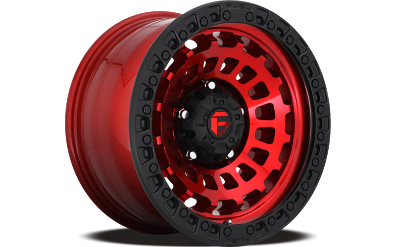 ~(38 lbs. 20X20X12)~ ZEPHYR 17x9 6x135.00 CANDY RED BLACK BEAD RING (-12 mm)