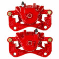 Power Stop 2006 Hyundai Elantra Front Red Caliper w/Bracket - Pair