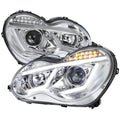 PROJECTOR HEADLIGHTS - CHROME FOR F