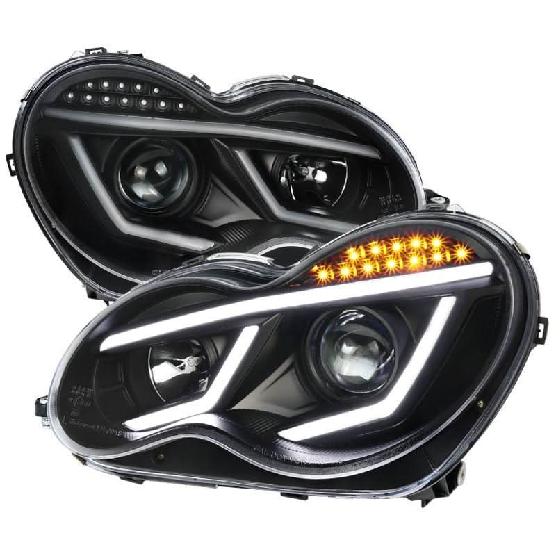 PROJECTOR HEADLIGHTS - CHROME FOR F