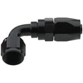 Fragola -6AN x 90 Degree Pro-Flow Hose End - Black