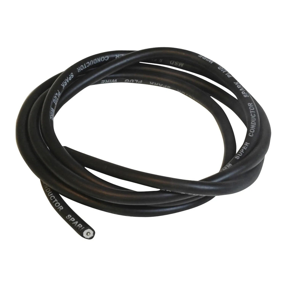 MSD Super Conductor Bulk Wire, Black 300' Black Super Conductor Spark Plug Wire In Bulk, 300' Length MSD Ignition