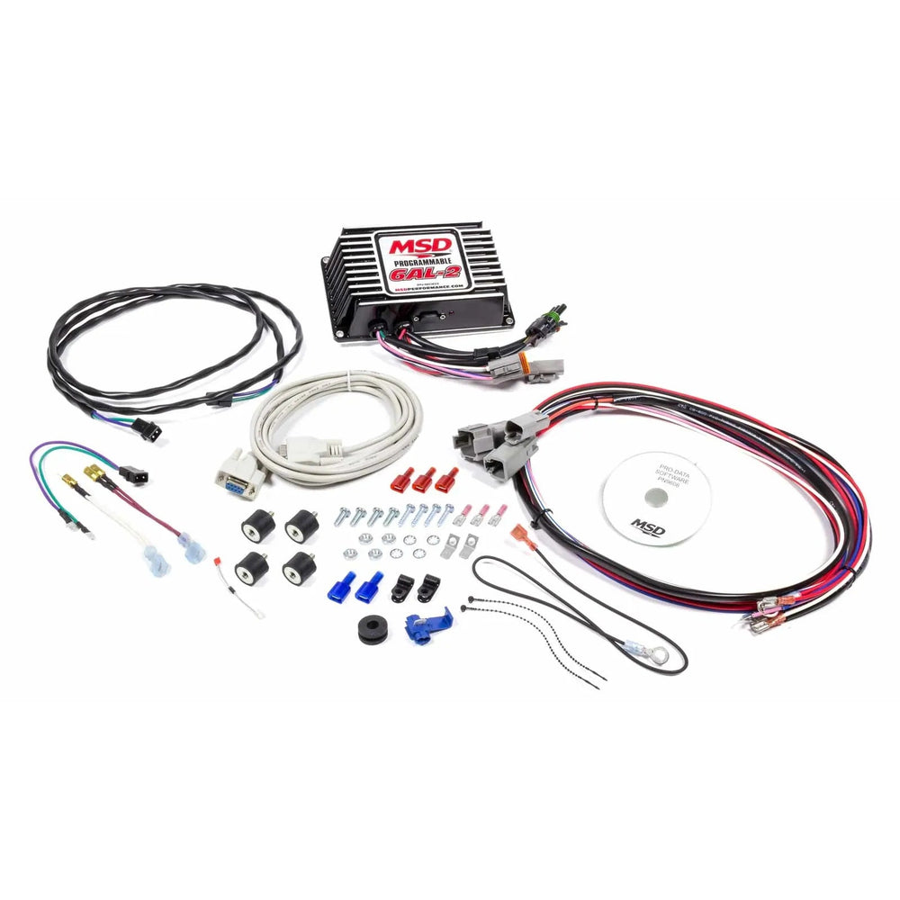 MSD Digital Programmable 6Al-2 Black Universal Tune Ignition Curve Or Boost Timing Map From Pc MSD Ignition