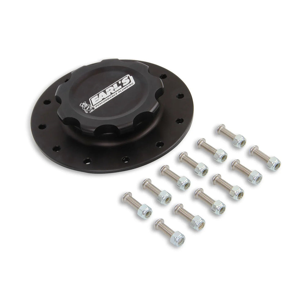 BILLET FUEL CELL CAP W/12 BOLT FLANGE