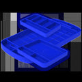Tool Tray Silicone 3 Piece Set Color Blue S&B