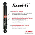 KYB Shocks & Struts Excel-G Rear BMW 528 Series 1996-00